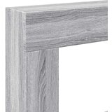 vidaXL Okvir za kamin boja hrasta 81x18x82 cm od konstruiranog drva | shoptok.hr