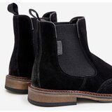 Big Star Suede Men's Ankle Boots Chelsea Black | shoptok.hr
