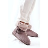 Kesi Snowshoes with fringe Grey Sorella | shoptok.hr