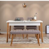  Trpezarijski set santiago white atlantic soho grey Cene