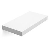 Songmics Lebdeča polica, stenska polica za knjige, fotografije, zbirateljske predmete, stenska pisarniška polica, 40 x 20 x 3,8 cm, MDF, za dnevno sobo, kuhinjo, hodnik, spalnico, kopalnico, bela LWS, (21251192) | Shoptok.si
