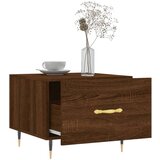 vidaXL Stolić za kavu smeđa boja hrasta 50x50x40 cm konstruirano drvo | shoptok.hr