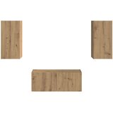  Set TV komoda 6 kom. Umjetnički hrast Konstruirano drvo | shoptok.hr