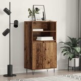 vidaXL Highboard s policom s pohranom s vratima Smeđa 60 x 36 x 110 cm Konstruirano drvo Cijene