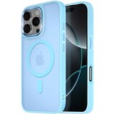 AVIZAR Ohišje MagSafe za iPhone 16 Pro Hrbtna podloga Frosted Obris, Svetlo modra, (5000012669) | Shoptok.si
