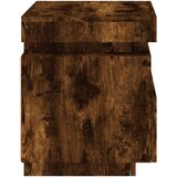  Noćni ormarić s LED svjetlima boja dimljenog hrasta 40x39x48,5 | shoptok.hr
