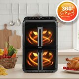 Berdsen friteza na vrući zrak, dvostruka komora, vertikalna, 11,6 l, 3000W BD-663 | shoptok.hr