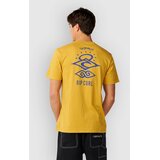 Rip Curl Search Icon T-shirt mustard gold | Shoptok.si