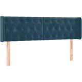  LED uzglavlje tamnoplavo 147x16x78/88 cm baršunasto | Eponuda.com