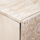  Kreveta s ladicama Bijelo 40 x 33,5 x 75 cm Čvrsto drvo manga | shoptok.hr