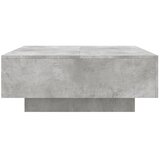  Stolić za kavu s LED svjetlima sivi boja betona 80x80x31 cm | shoptok.hr
