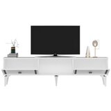 Hanah home tv polica doruk white silver Cene
