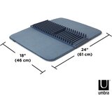 Umbra Plava tekstilna podloga za ocjeđivanje posuđa 61x46 cm Udry – | shoptok.hr