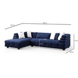 Atelier Del Sofa Kutna sofa Boston, 300x186 cm, Plava | Eponuda.ba