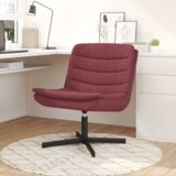  Vrtljiv stol Vinorodna rdeča 63 x 75 x 76 cm blago, (5000288942) | Shoptok.si