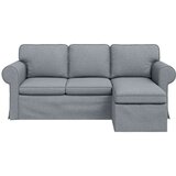 SOFA Svijetlo siva 215 x 138 x 80 cm Metal | shoptok.hr