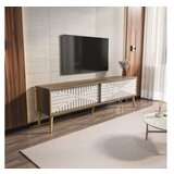 Hanah home tv polica riso walnut white | ePonuda.com