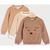 Sinsay Pamučne Crewneck Majice S Motivom Psa 3 pack | shoptok.hr