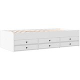  The Living Store Dnevna postelja s predali bela 90x200 cm inženirski les - Dnevna Postelja, (21499921) | Shoptok.si