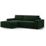 Micadoni Tamno zelena sklopiva kutna garnitura od bouclé tkanine (s lijevim kutom) Jodie – Home | shoptok.hr