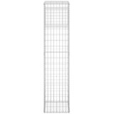  Gabionske stupne košare 2 kom 40 x 40 x 180 cm željezne | shoptok.hr