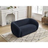 Bobochic Paris Temno modra sedežna garnitura iz šenilje 160 cm Celine – | Shoptok.si