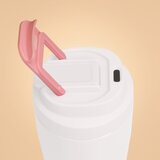 BeastPink Thermo Mug termo lonček s slamico barva White 500 ml | Shoptok.si