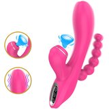 Erospace - G-točka vibrator s analnom sondom i funkcijom sisanja (ružičasti) | shoptok.hr