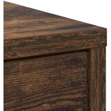  Komoda s ladicama dimljenog hrasta 80x34x76cm konstruirano drvo | shoptok.hr