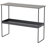 LIND DNA Črna kovinska stranska mizica 29x78 cm Bull – Cene