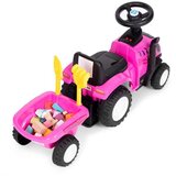 ECO TOYS traktor sa prikolicom pink ecotoys