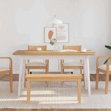 vidaXL Klupa 90 cm puna drvena guma | shoptok.hr