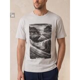 Sinsay Pamučna comfort majica s motivom krajolika | shoptok.hr