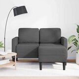 SOFA 2-sedežni kavč z ležiščem v obliki črke L temno siva 125 cm | Shoptok.si