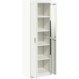 Ormarić Omarica za shranjevanje 2 pcs Bela 60 x 40 x 180 cm Jeklo, (5000152810) | Shoptok.si