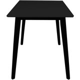 House Nordic Jedilna miza s črno mizno ploščo 70x120 cm Vojens – | Shoptok.si
