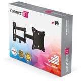 Connect IT CMH-2010-BK - Zidni nosač za TV 13-27” crni | Eponuda.com