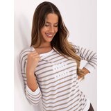 RELEVANCE Blouse-RV-BZ-A790.47-white-beige Cijene