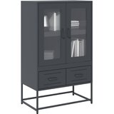  Visoka komoda antracit 68x39x111,5 cm od čelika | shoptok.hr