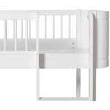 Oliver Furniture® nadstropna posteljica mini+ low loft bed 60x160 white | Shoptok.si