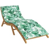  Jastuk za ležaljku s uzorkom lišća 180x60x4 cm tkanina Oxford | shoptok.hr