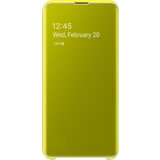 Samsung original torbica clear view ef-zg970cye za galaxy s10e g970 - rumena | Shoptok.si