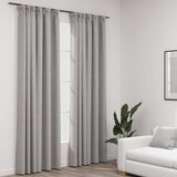  Zavjese za zamračivanje s kukama 2 kom sive 140 x 245 cm | shoptok.hr