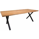House Nordic blagovaonski stol od hrastovog drveta Montpellier Oiled Oak, 200 x 95 cm