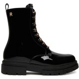 Tommy Hilfiger Gležnjarji T4A5-34026-0775 D Črna Cene