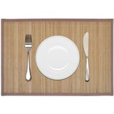  6 podmetača od bambusa 30 x 45 cm smeđi | shoptok.hr