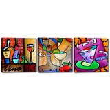 Tablo Center set od 3 slike vino Cijene