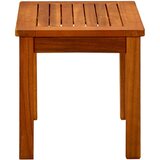 vidaXL Vrtni stolić za kavu 50 x 35 x 36 cm masivno bagremovo drvo | shoptok.hr