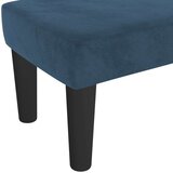  Klupa tamnoplava 70 x 30 x 30 cm baršunasta | shoptok.hr