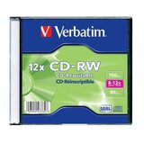 Verbatim CD-RW 700MB 8-12X 43148 43147 disk Cene